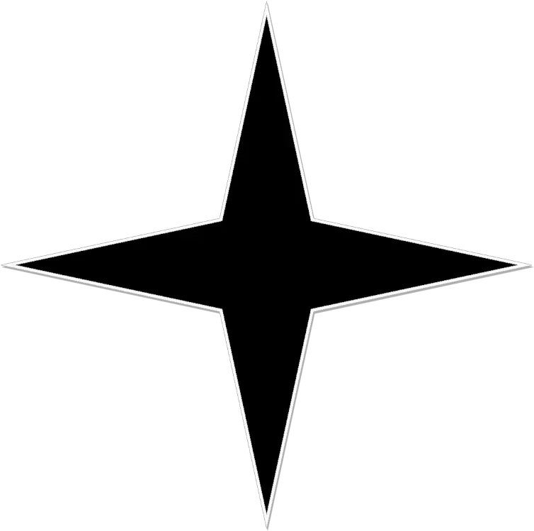  Four Pointed Star