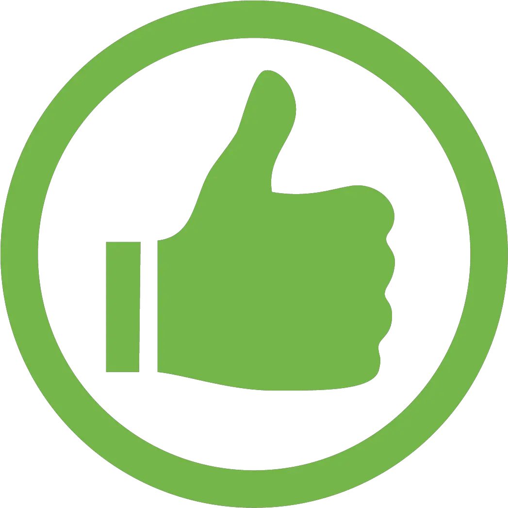  Icons Green Tick Images Green Thumbs Up Png