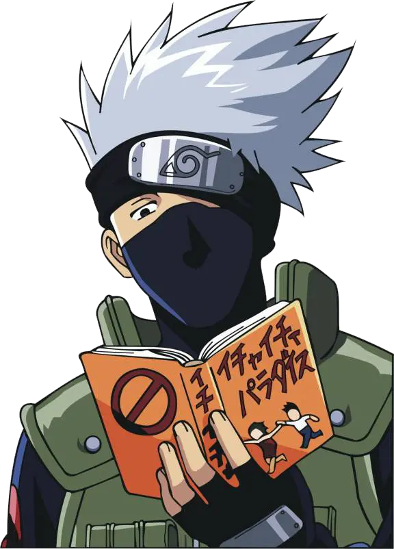  Kakashi Png Photo Kakashi Reading A Book