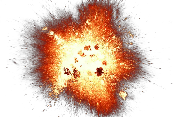  Explosion And Sparks Transparent Background Explosion Png