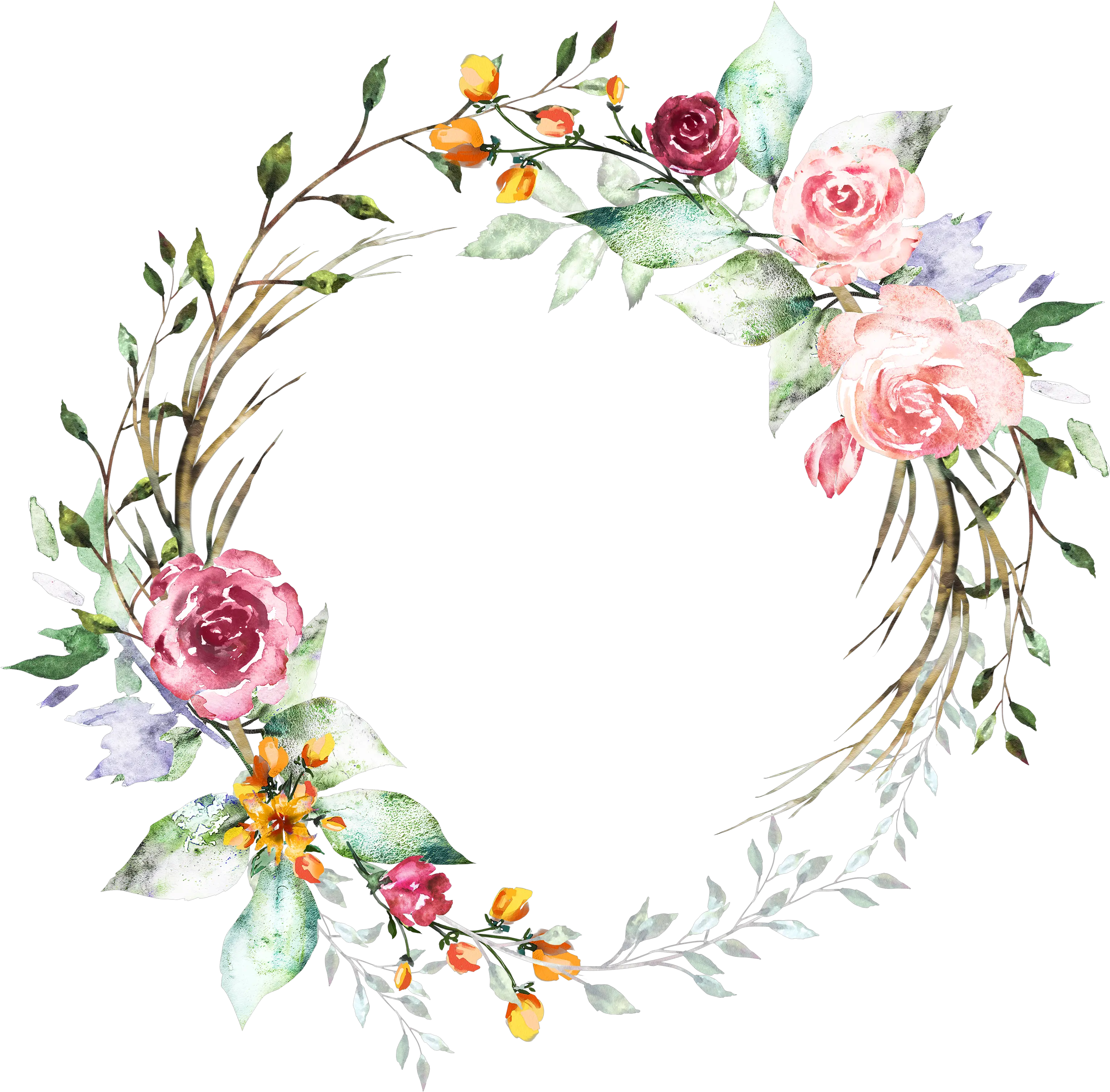  Flower Circle No Background