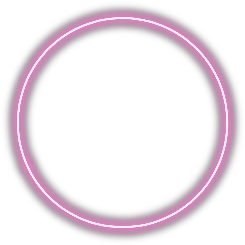  color neon round circle pink glow freetoedit Circle