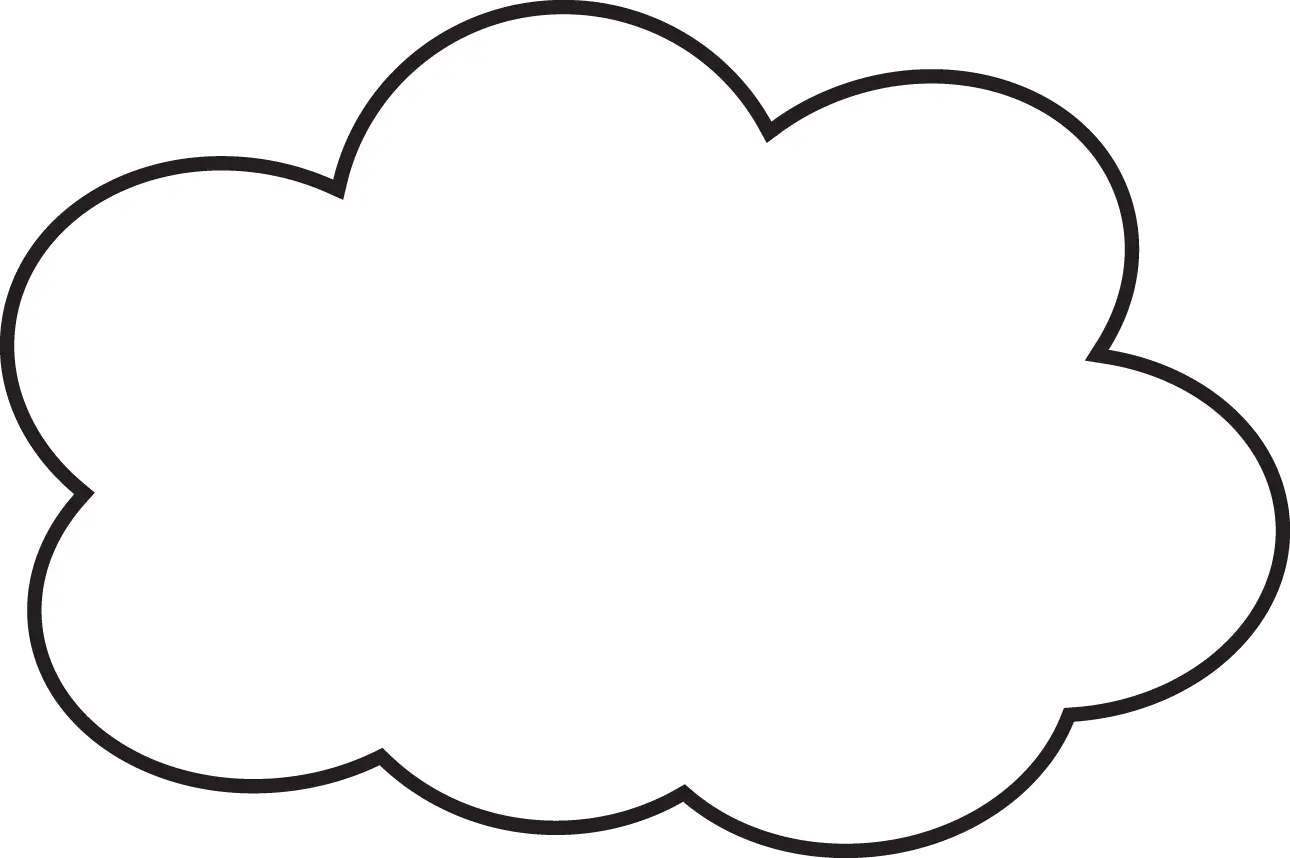  Cloud Clipart Free Images Transparent Png 3 Cloud Clip Art Black And White