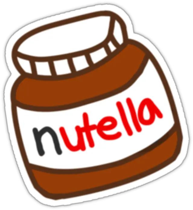  Transparent Nutella Logo Png Cute Stickers Png