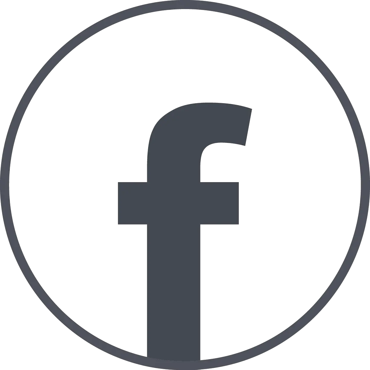  White Circle Facebook Icon Facebook Icon Png White
