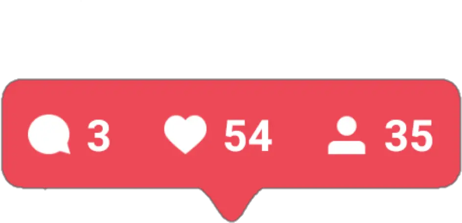  notification message like love followers instagram Parallel