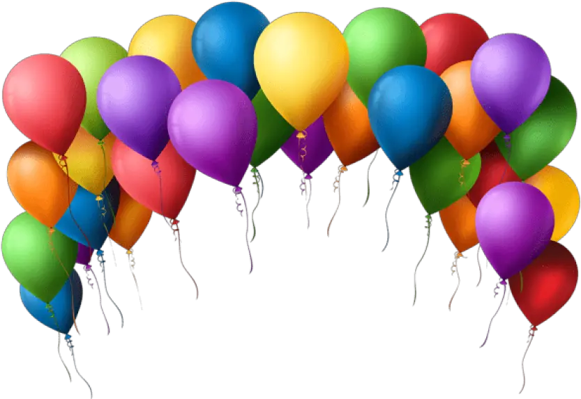  Balloons Background Png Transparent Background Birthday Balloons