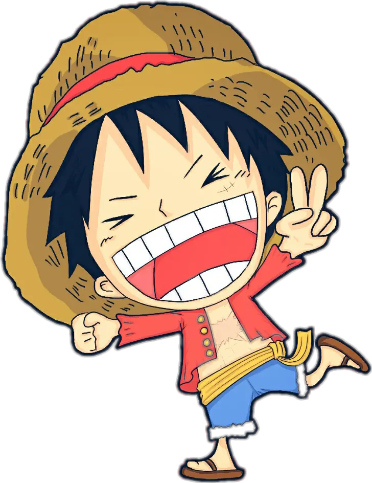  one Piece ruffy luffy Stickers One Piece Png