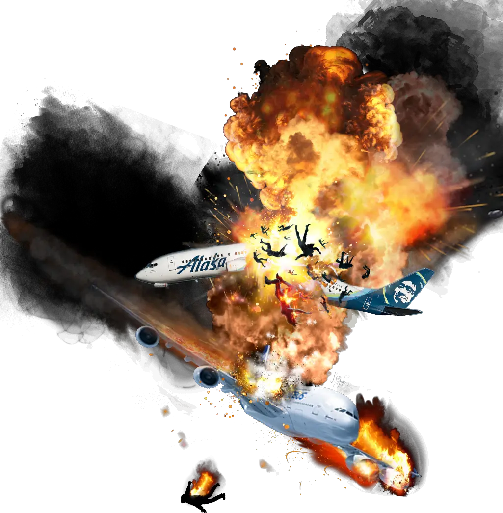  Transparent Plane Crash Png