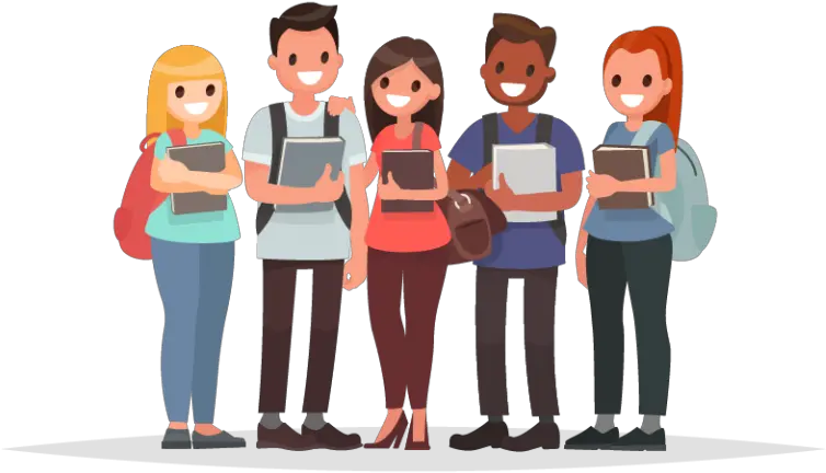  College Students Clipart