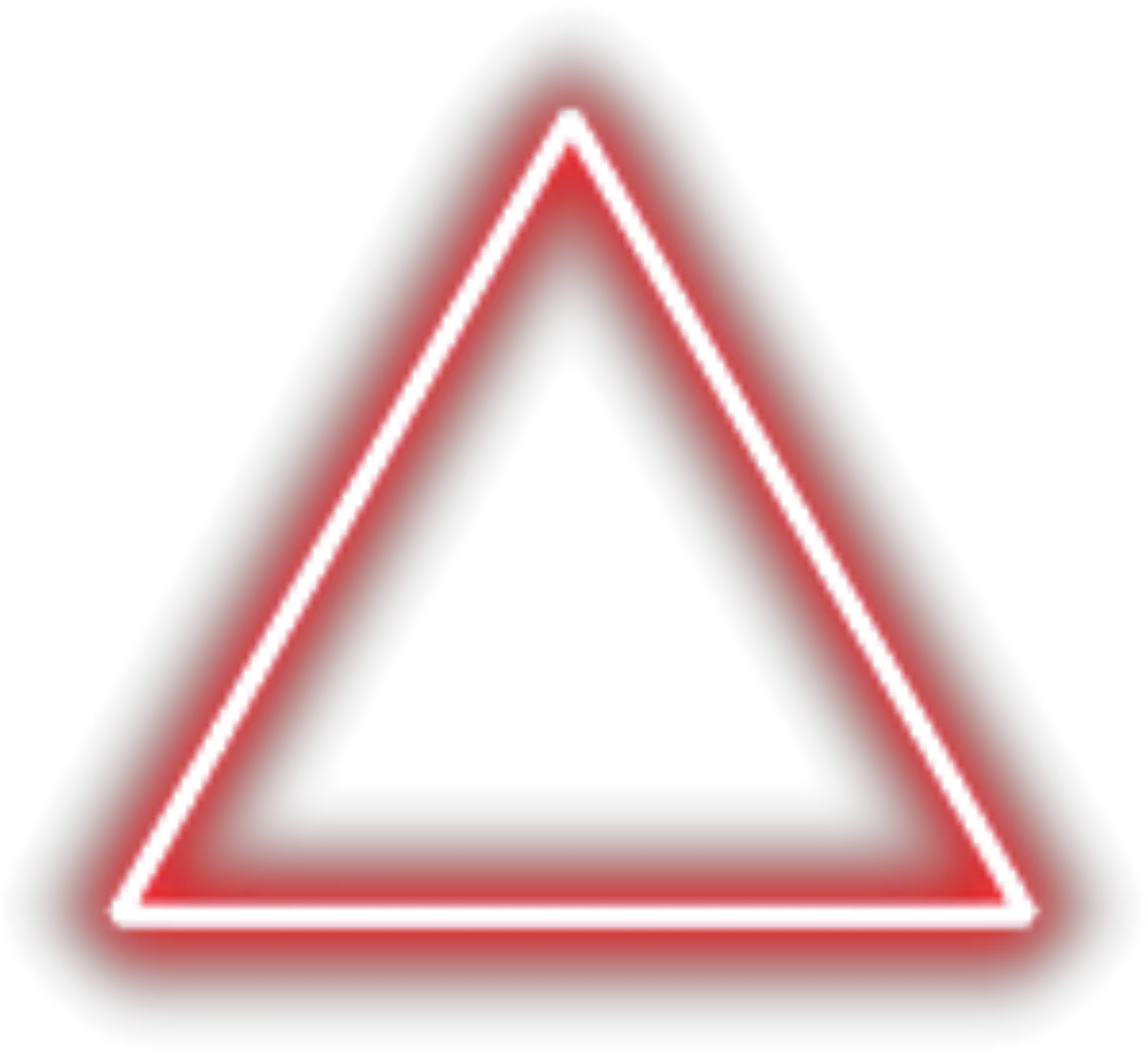  Red Neon Triangle Png