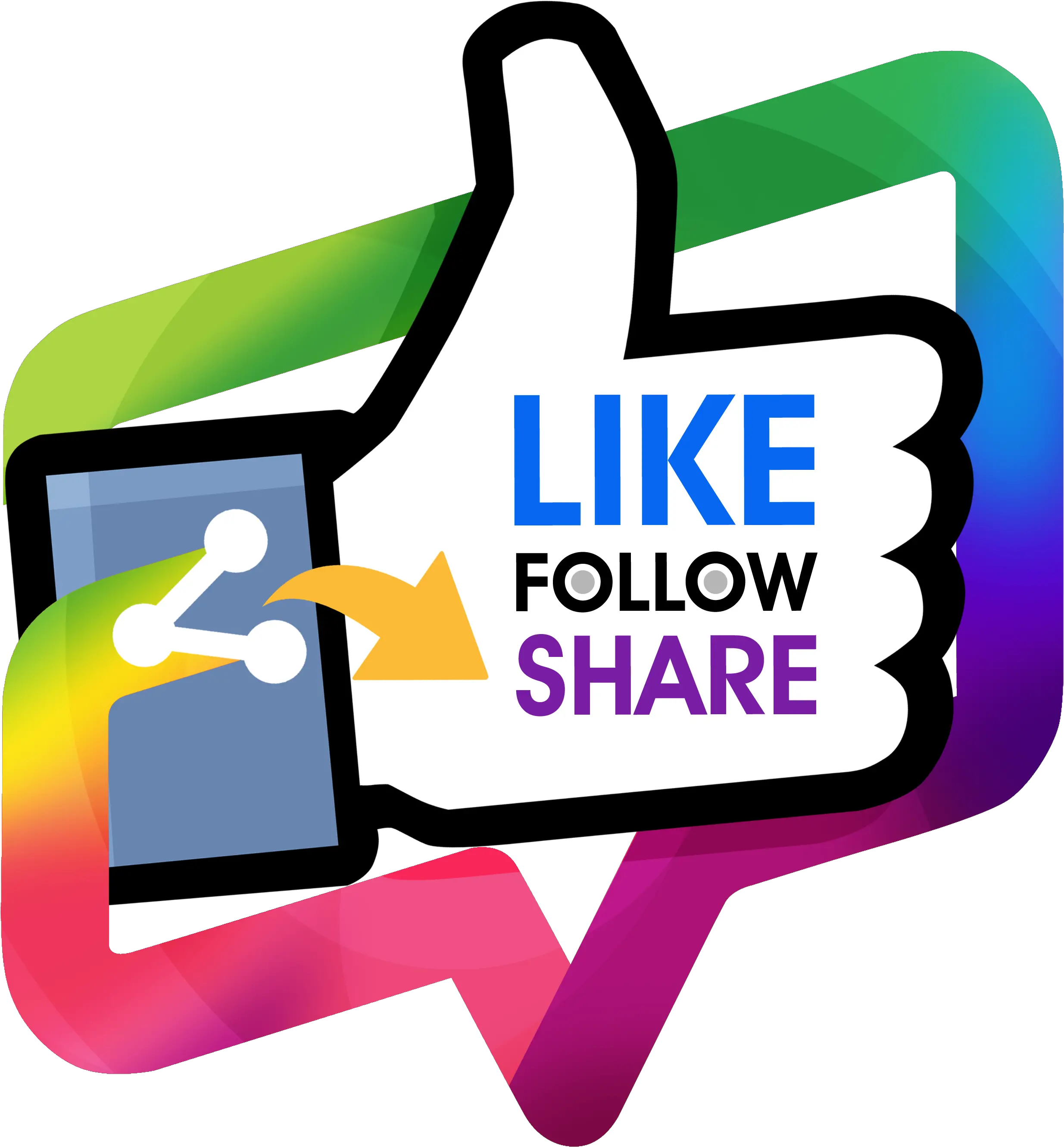  Like And Share Png Like And Follow Png