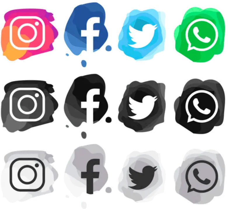  Social Media Marketing Transparent Background Social Media Icons Png