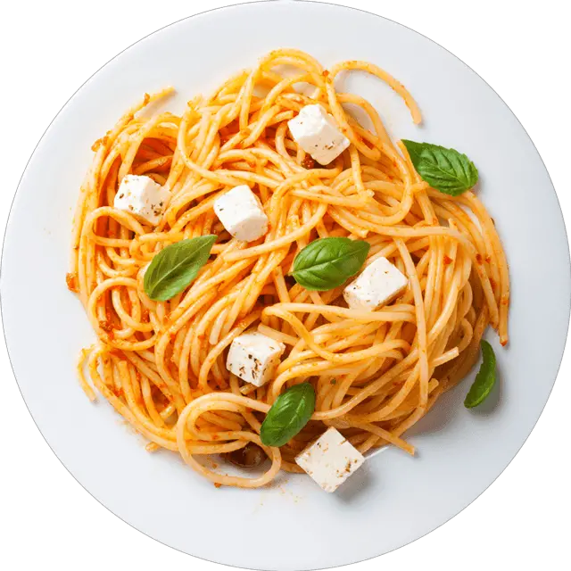  Pasta Png Food Top View Png