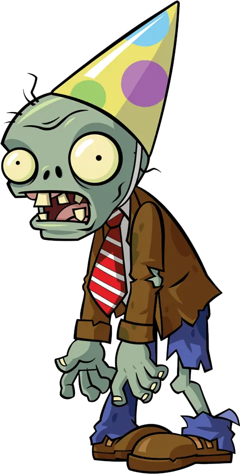 Transparent Zombie Clipart Png Plants Vs Zombies Birthday Zombie