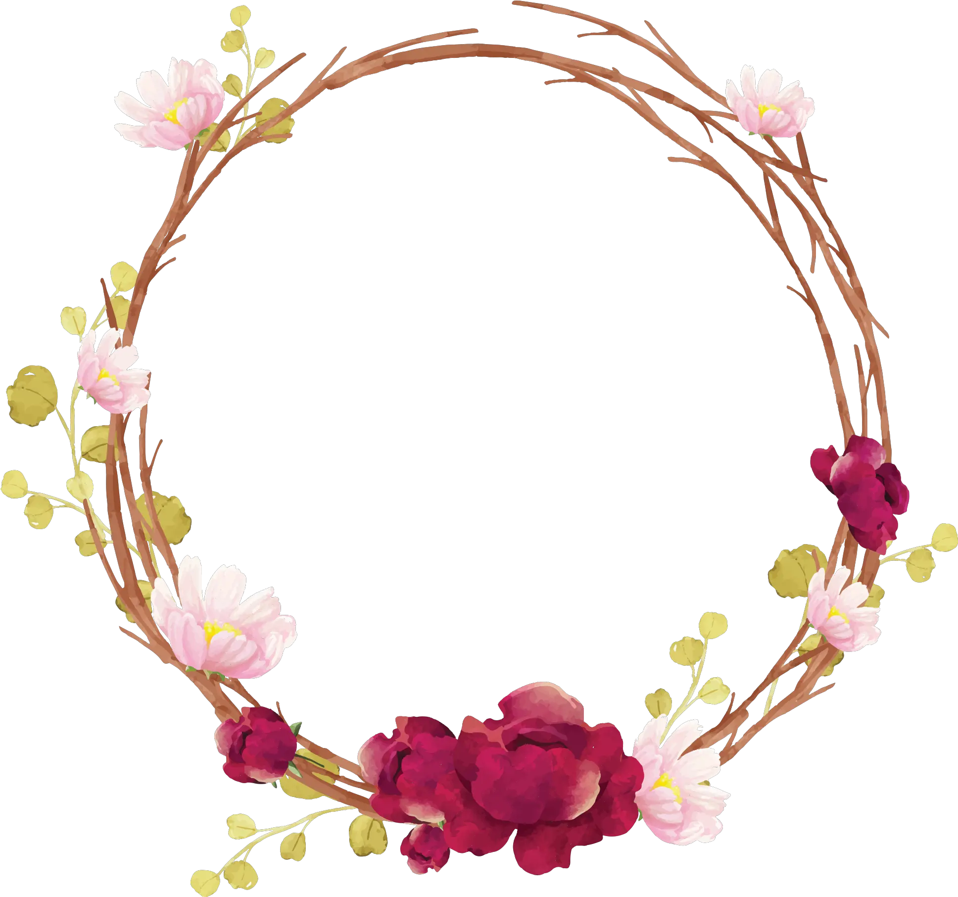  Flowers Border Png Transparent Flower Border Design
