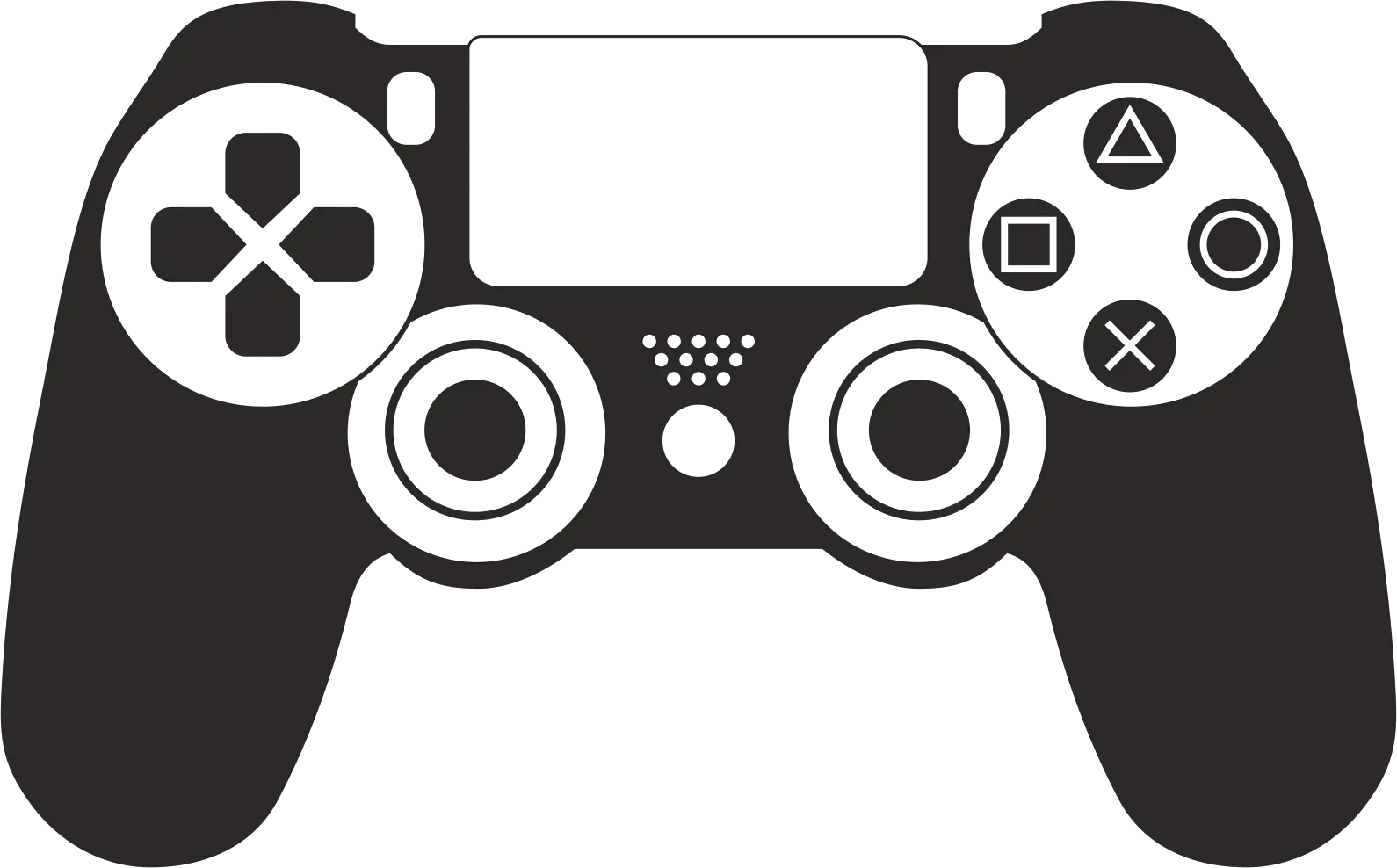  Ps4 Controller Vector Clipart Ps4 Controller Png
