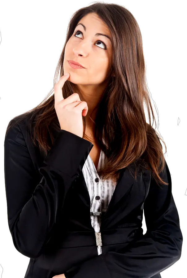  Thinking Woman Png Pic Woman Thinking Png Transparent