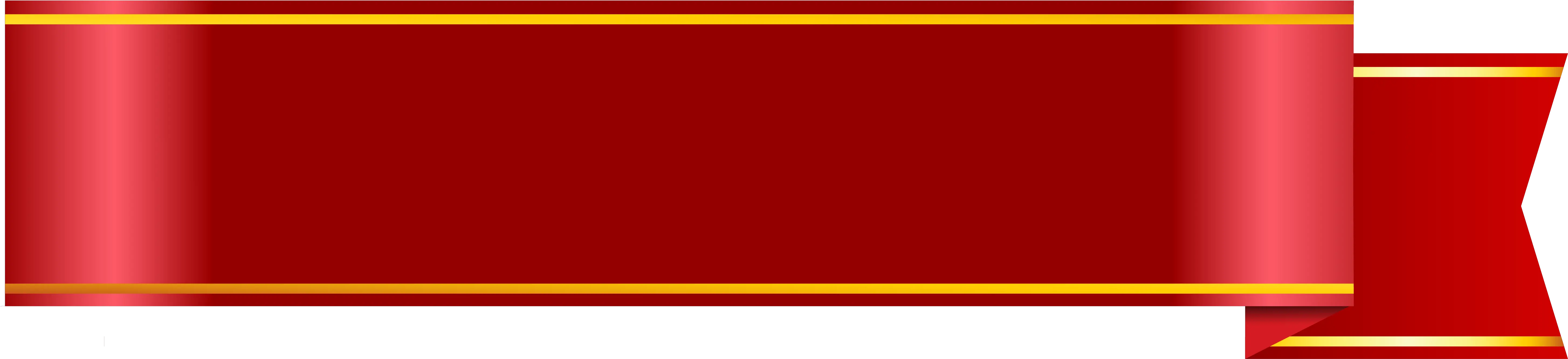  Red Banner Clipart Picture Ribbon Banner Clipart Png