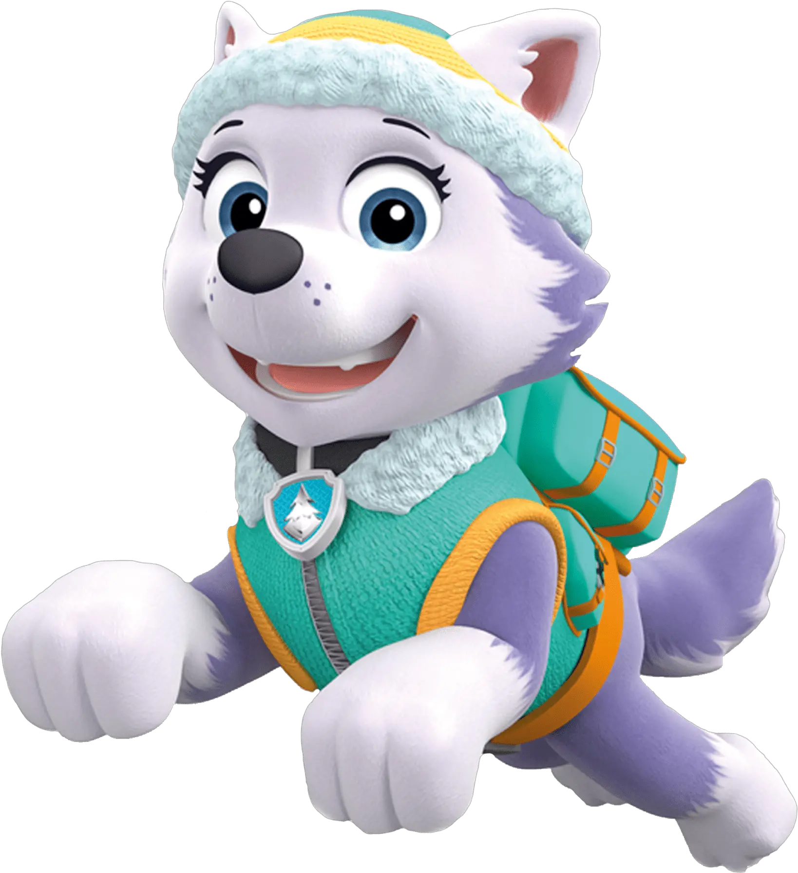  Everest Jumping Paw Patrol Png Png Everest And Skye Paw Patrol