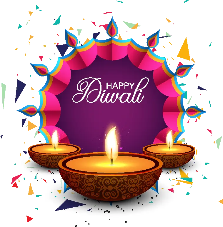  Happy Diwali Vector Background