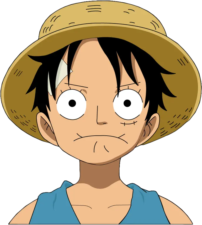  Transparent Face Png One Piece Luffy Face