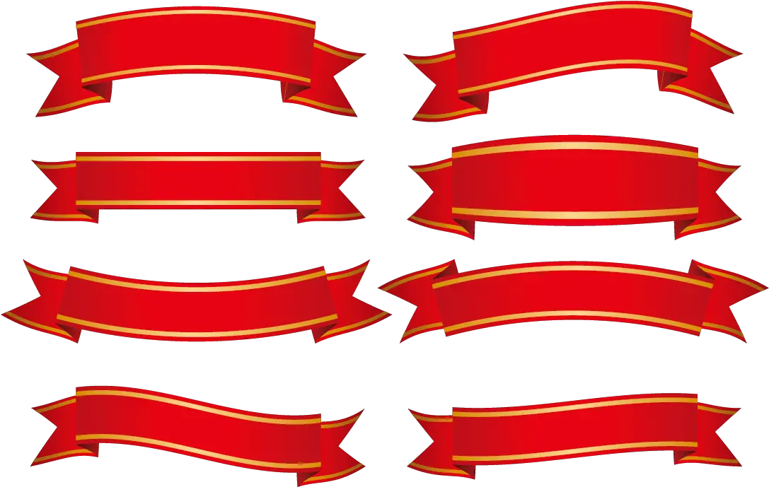  Red Ribbon Vector Free Vector Red Ribbon