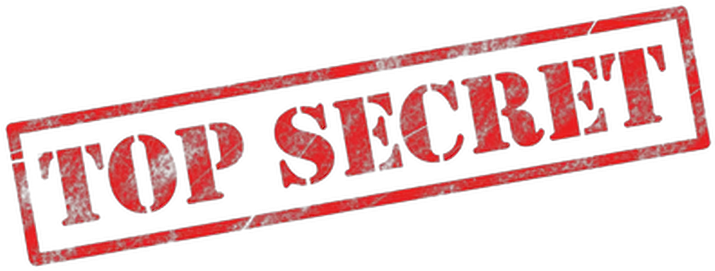  Clear Top Secret Transparent Background