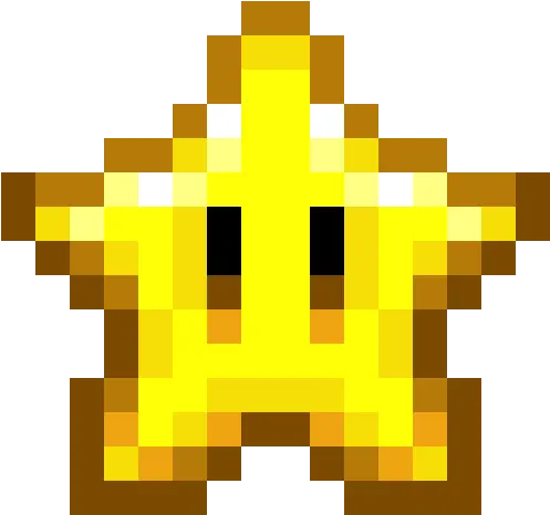  Pixel Star Png Star Pixel Art Png
