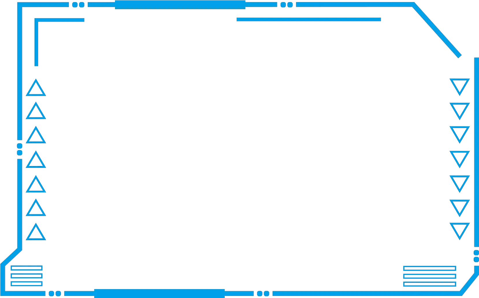  Transparent Tech Border Png Futuristic Border Design Png