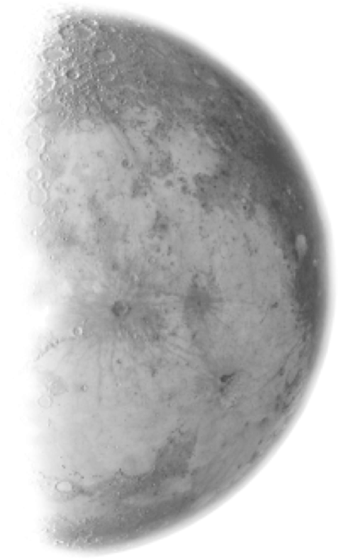  Full Moon And Half Moon Png