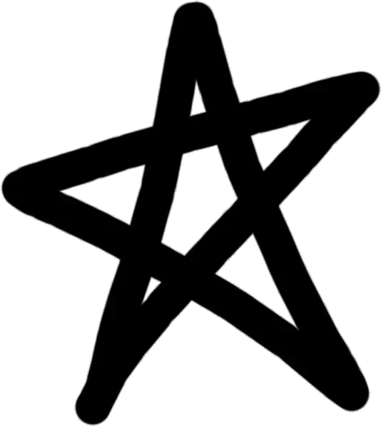  Collection Of Hand Hand Drawn Star Png