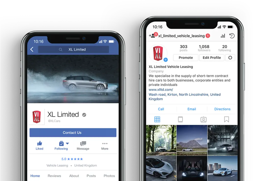  Xl Instagram And Facebook Mockup Facebook Mobile Mockup Free
