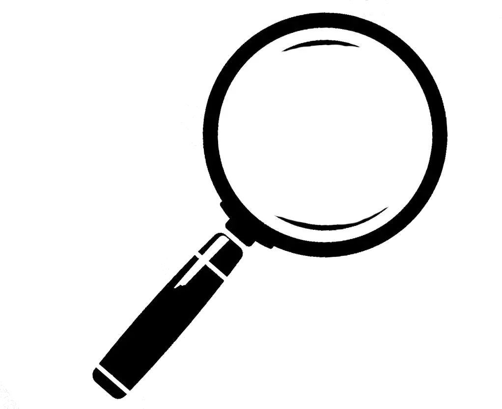  Magnifying Glass Print Clipart Pink Background Transparent Transparent Background Magnifying Glass