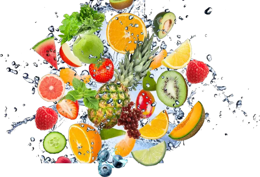  Fruits Transparent Splash Fruits Png