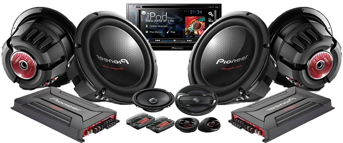  Transparent Sound Png Car Audio System Png