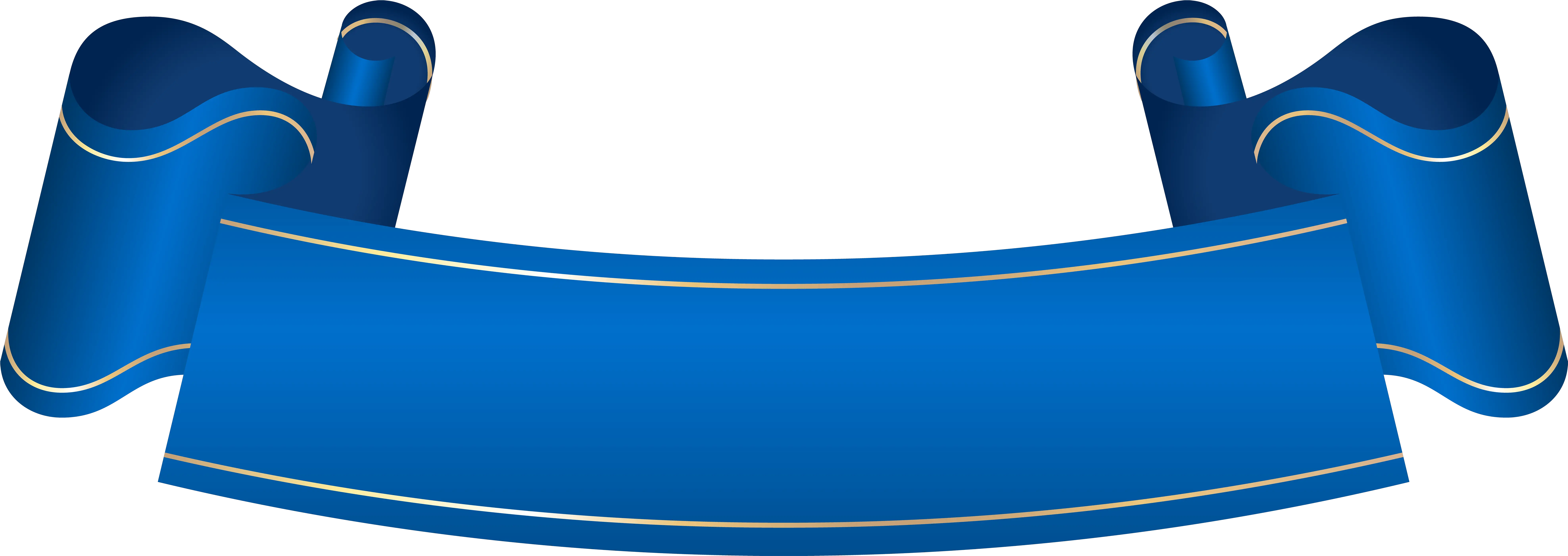  Blue Banner Transparent Clip Art Blue Ribbon Banner Png