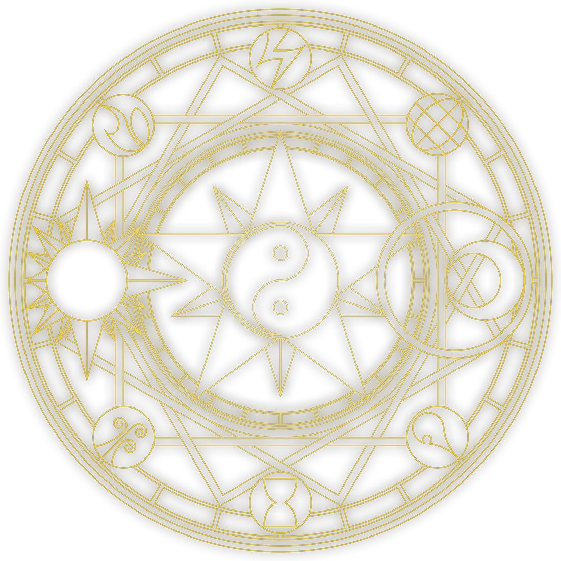  Moon Magic Circle Png