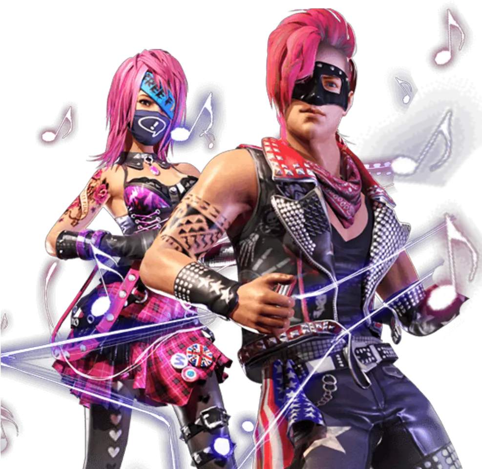  Freefire Garena Free Fire Character Rock Guitar Cg Artwork