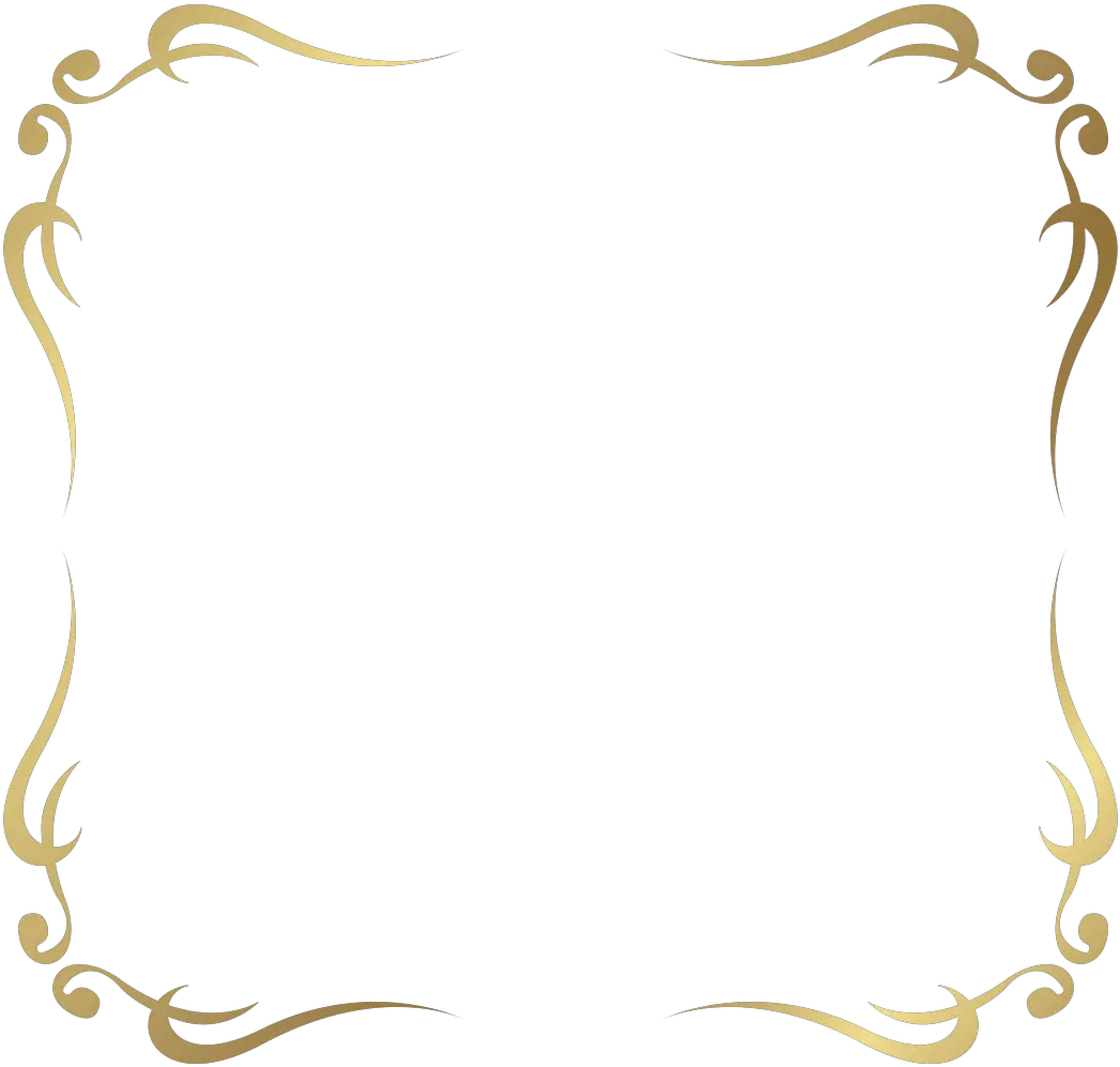  Decorative Border Png Transparent Background Gold Fancy Borders