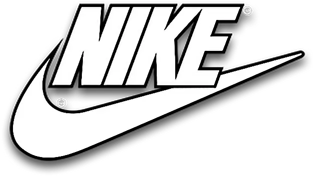  nike white logo Nike White Sign