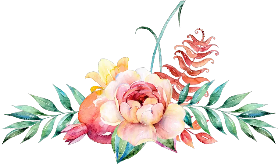  Flower Cliparts Png Border Floral Border Design Png