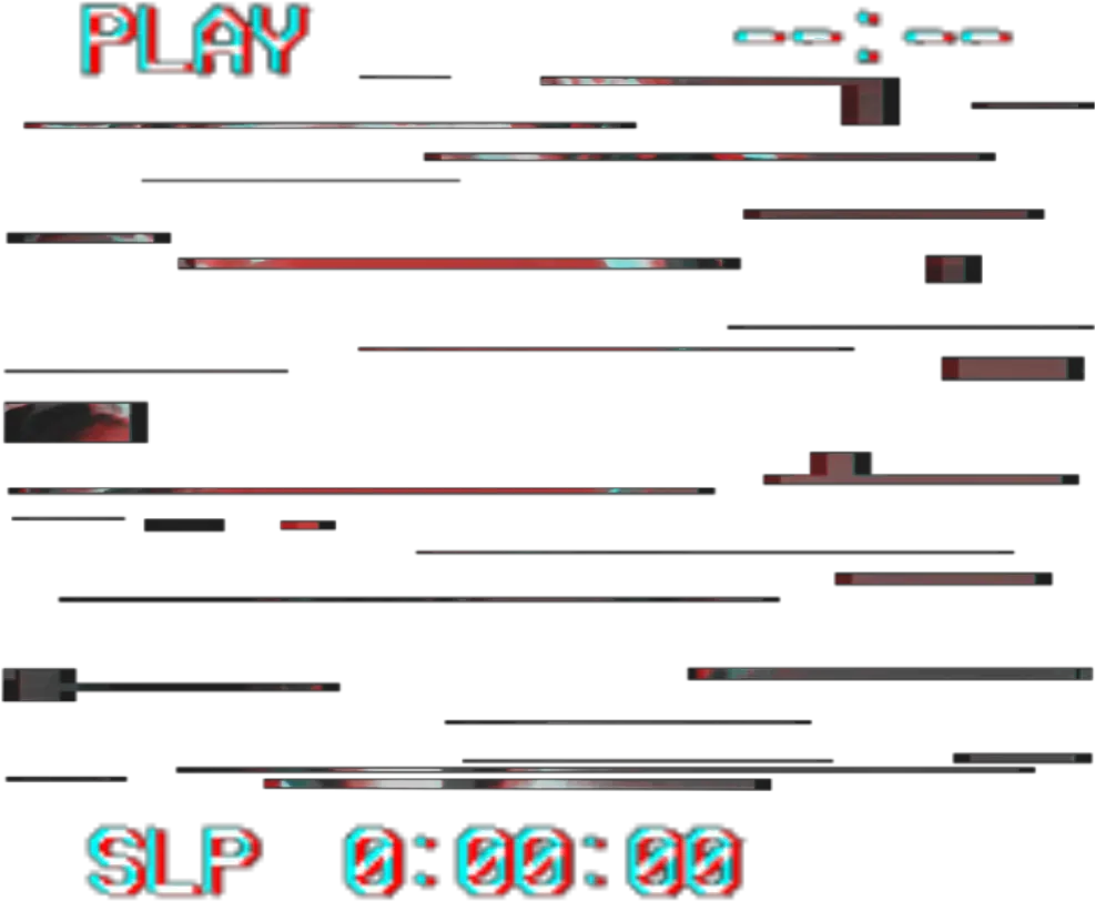  Glitch ❤️ Transparent Vhs Overlay