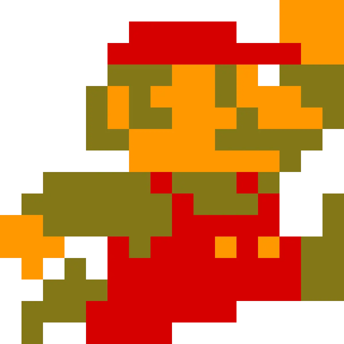  Mario 8 Bit Jumping