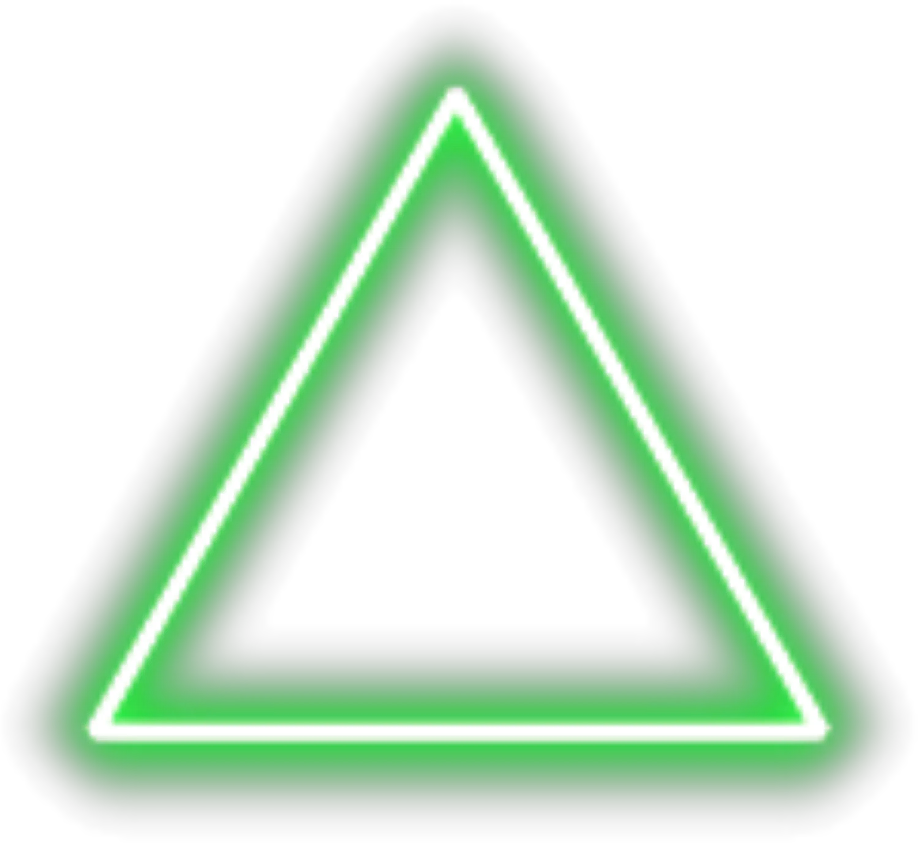  green neon triangle border png freetoedit Red Neon Triangle Png