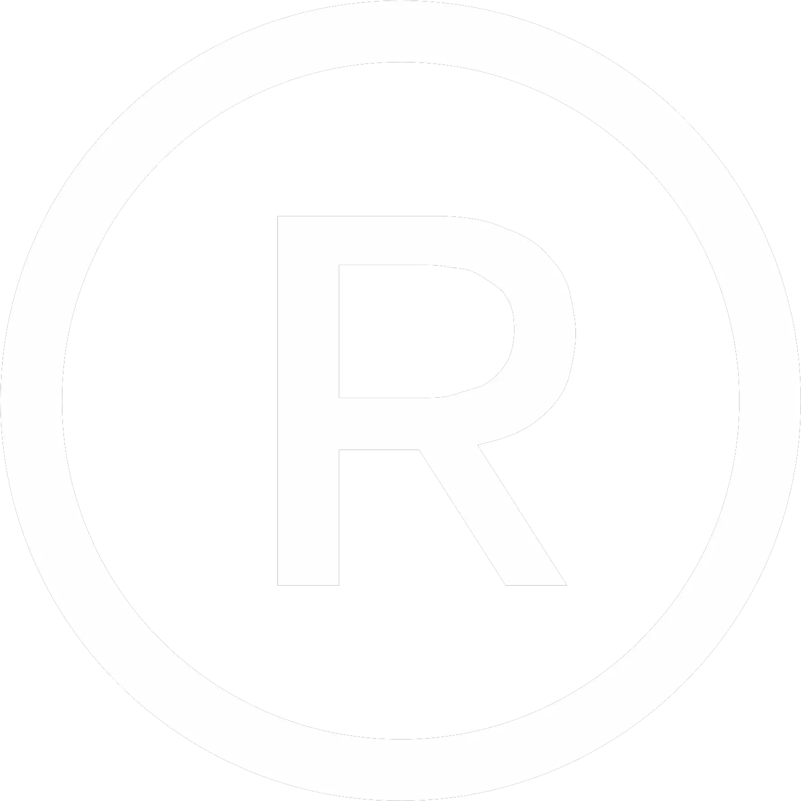  Registered Trademark Png White