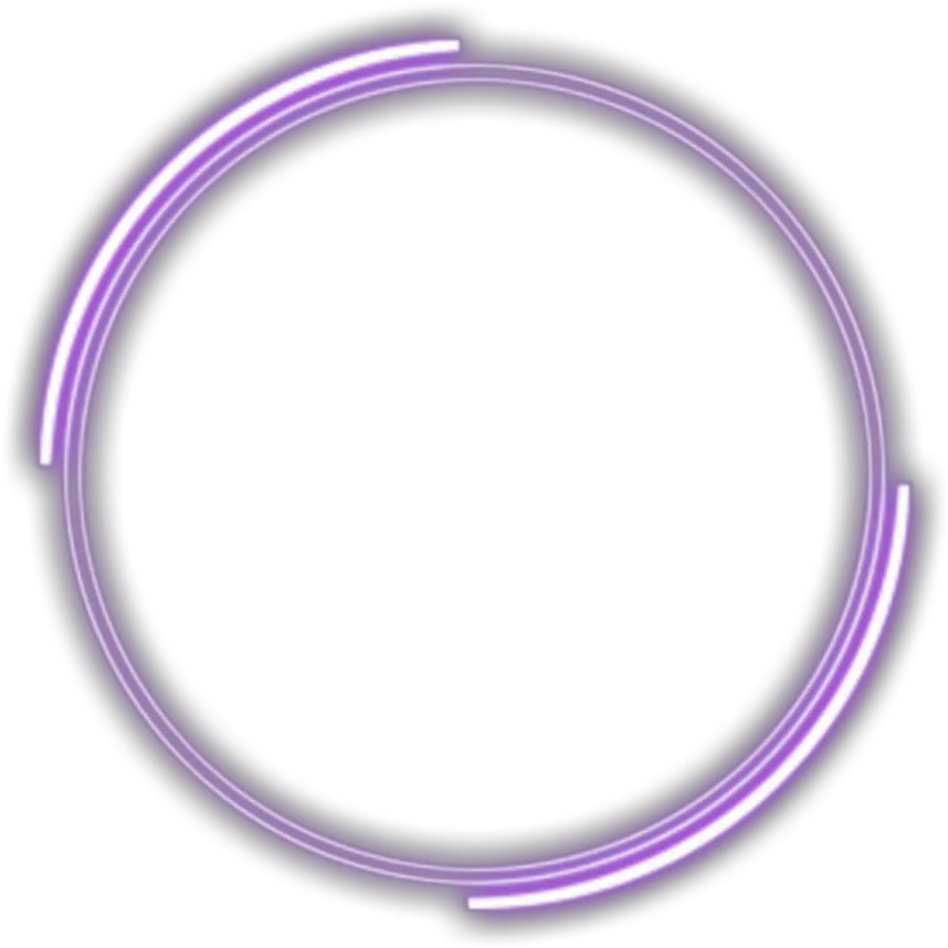  ftestickers circle rings neon luminous purple Circle