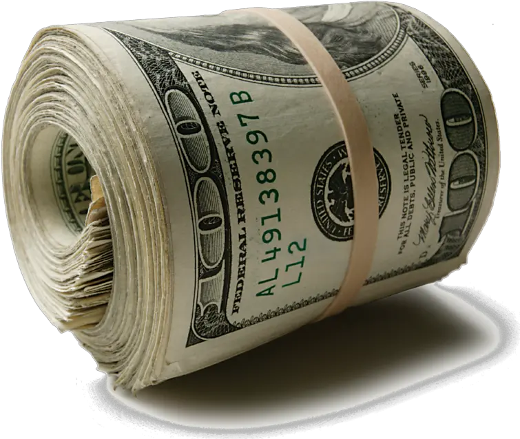  Transparent Roll Of Money Png Roll Of Money Png