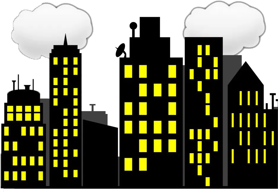  Building Png Background Superhero City Clipart