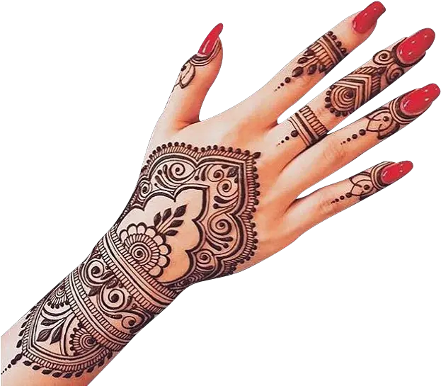  Transparent Mehndi Png Hand Henna Tattoo Png